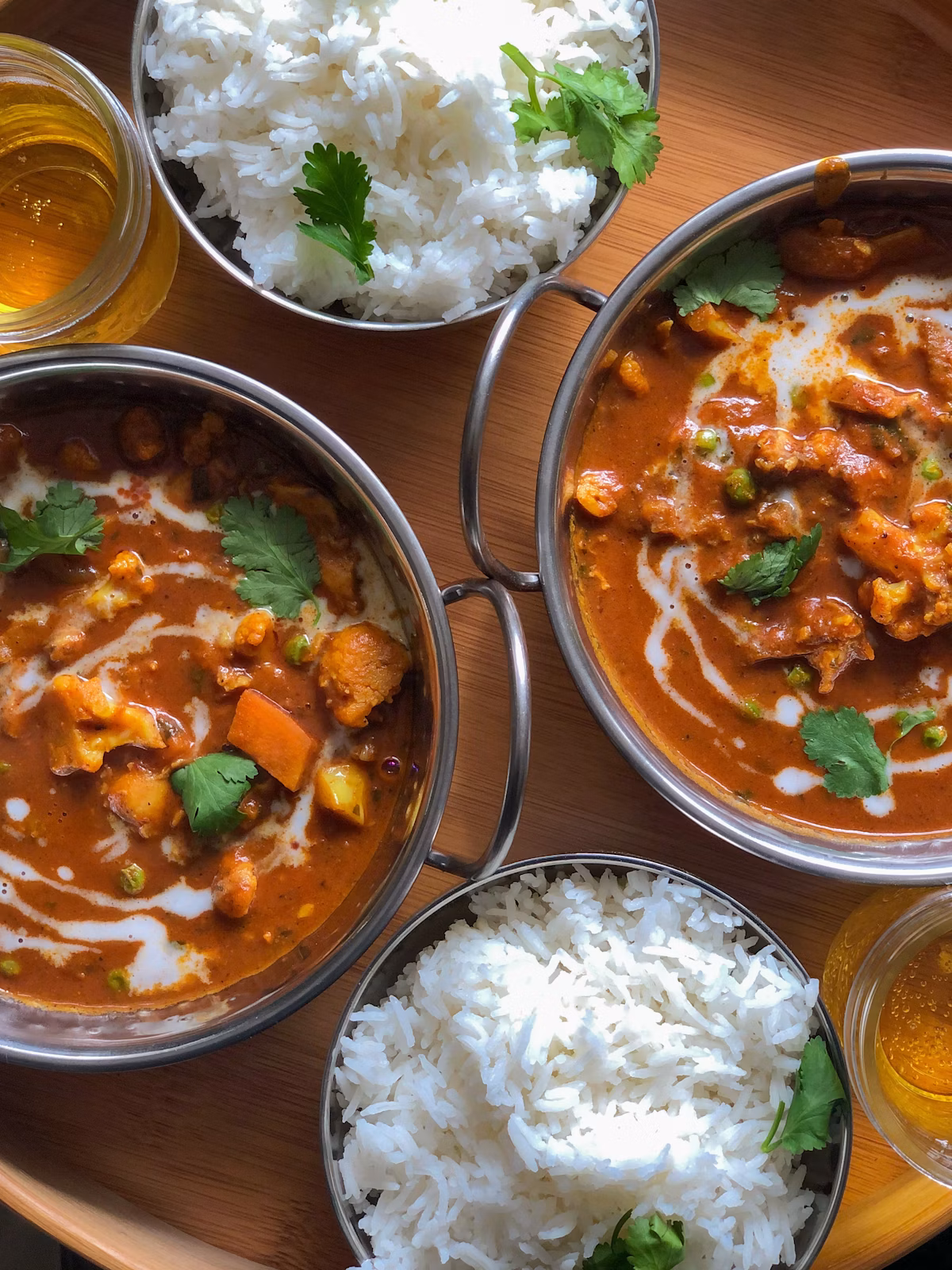 Traditional Andhra meals platter